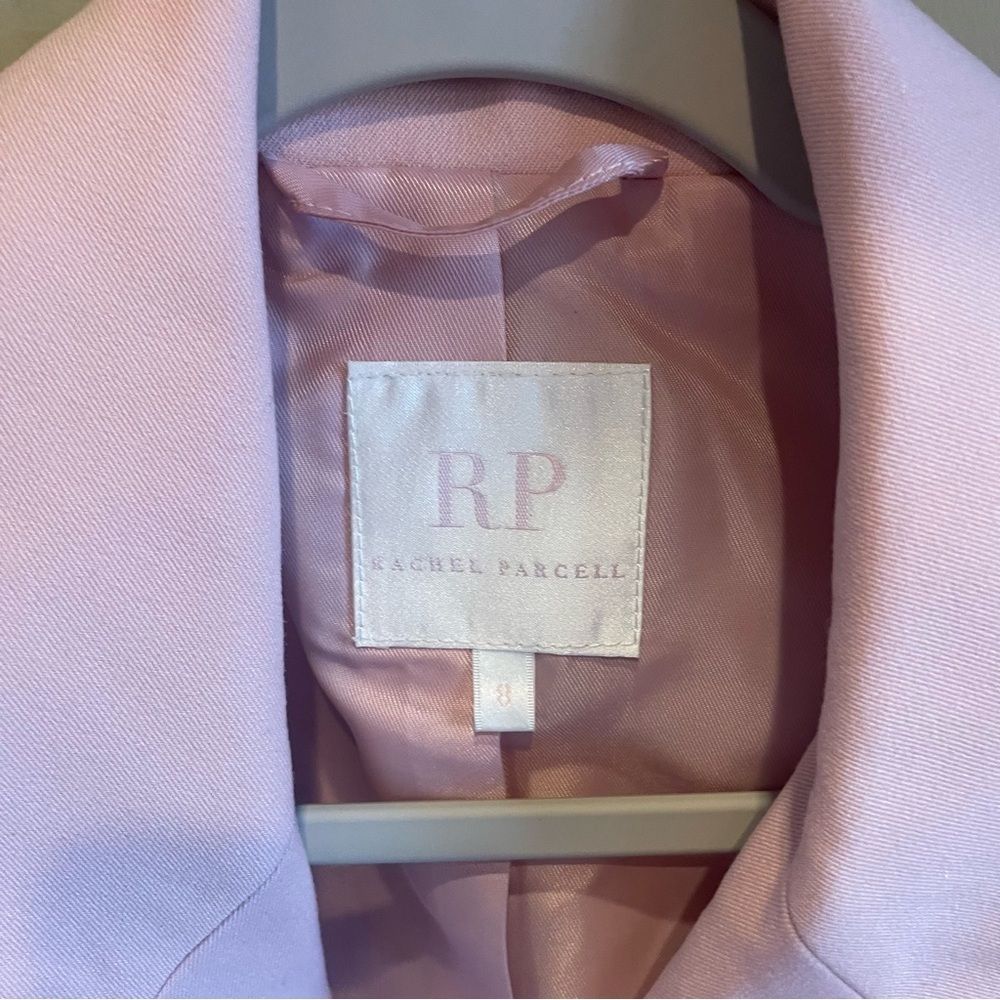 Rachel Parcell Pale Pink Double-Breasted Blazer - Picture 6 of 12